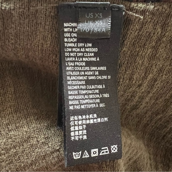 Free People Rowan Blazer Gauzy Cotton Army Green  17707 - Picture 11 of 12